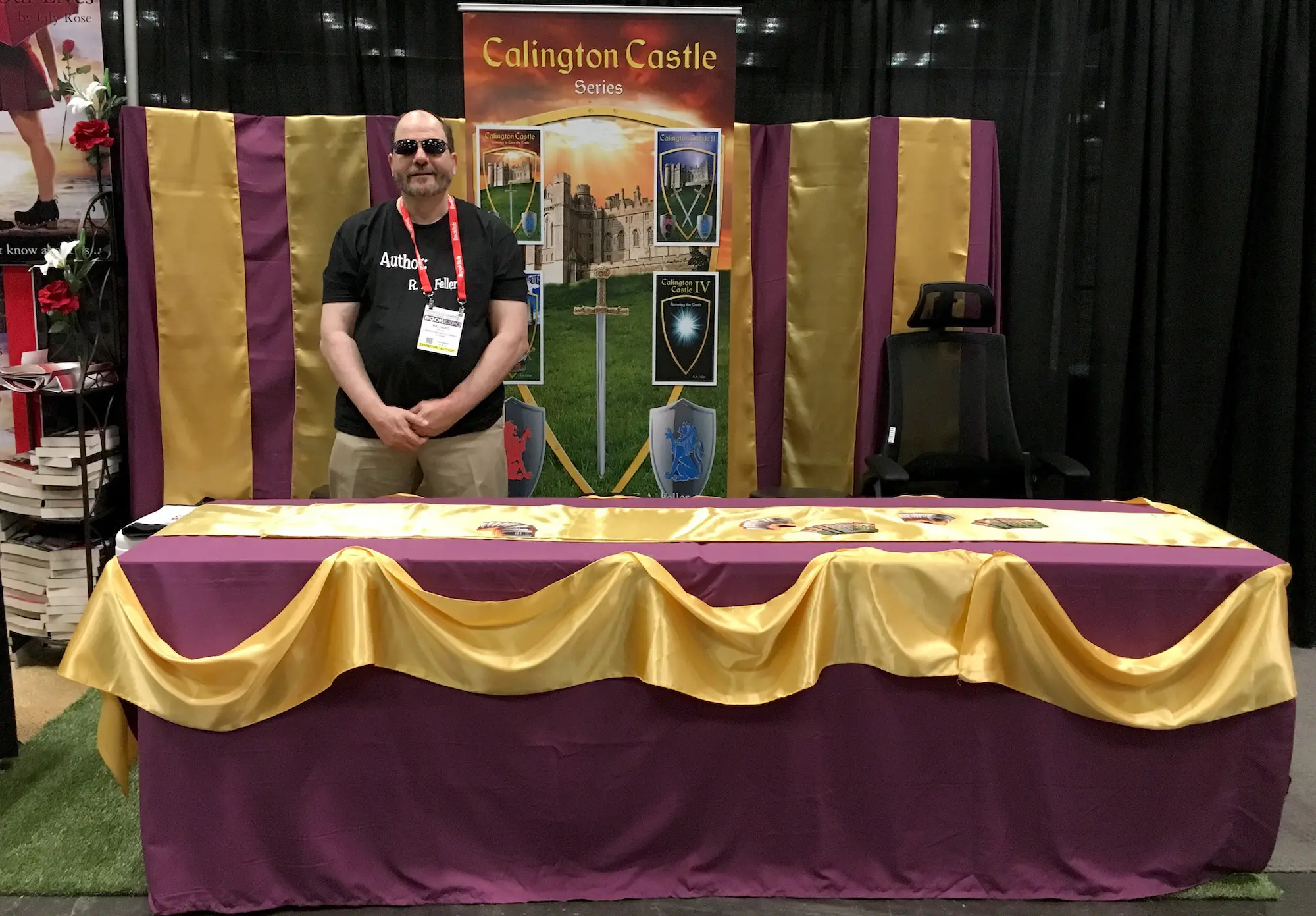 RA Feller at the book expo