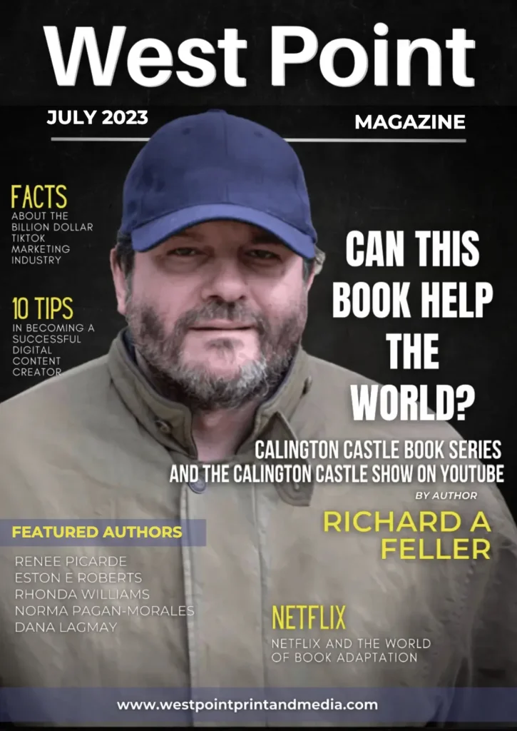 Image of RA Feller on the front of a magazine